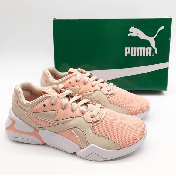 PUMA NOVA GRL PWR Peach Bud Pearl Blush - Picture 1 of 14